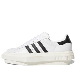 Кроссовки ivy park x superstar platform Adidas, белый fy7730 | cloud white/core black/off white