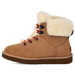 Кроссовки классические мини альпийские кружевные Ugg, коричневый 1130558-che | brown