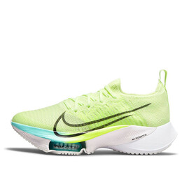 Кроссовки air zoom tempo next% flyknit Nike, зеленый ci9924-700 | green/white