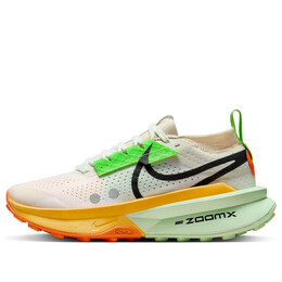 Кроссовки zoomx zegama 2 Nike, белый fd5191-100 | summit white/laser orange/total orange/black