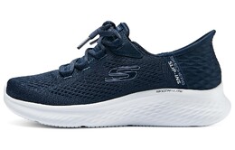 Кроссовки Skechers Slip Ins Lifestyle Shoes Women's Low-top Navy Blue/lavender, синий 150012-nvlv | navy blue/lavender