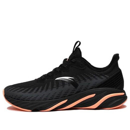 Кроссовки кожаные кроссовки Anta, черный 122045522-6 | black/white/orange