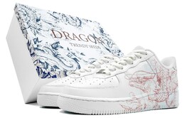 Кроссовки Nike Air Force 1 Skateboarding Shoes Unisex Low-top Pink, белый cw2288-111(team113-龙腾天下粉s-box) | white