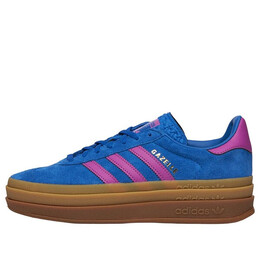 Кроссовки газель смелые Adidas, синий ig4367 | bold blue/lucid pink/gum