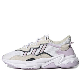 Кроссовки ozweego Adidas, белый fy3129 | footwear white/purple tint/pink tint