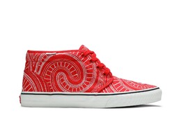 Кроссовки Supreme x Chukka Boot Vans, красный vn 0scvefx | red/white