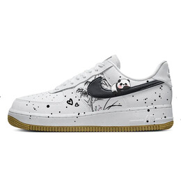 Кроссовки Nike Air Force 1 Skateboarding Shoes Unisex Low-top Black/white, белый fn6326-100(team181-竹林熊猫 ) | white