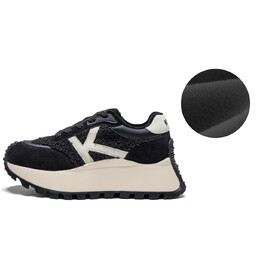 Кроссовки Kappa Chunky Sneakers Women's Low-top Black, черный k0d85mc58cj1-990 | black