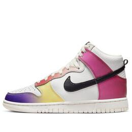 Кроссовки данк высокие Nike, белый fd0802-100 | white/pink/purple