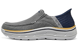 Кроссовки Skechers Slip Ins Lifestyle Shoes Men Low-top Gray, серый 204839-blu | gray