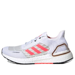 Кроссовки ultra boost summer.rdy Adidas, белый fw9773 | white/pink