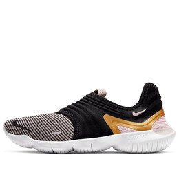 Кроссовки Nike Rn Flyknit 3.0, черный aq5708-010 | black/gold
