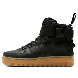 Кроссовки sf air force 1 mid Nike, черный aa3966-002 | black/black-gum light brown