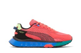 Кроссовки Wild Rider Puma, розовый 382925 02 | sunblaze/bluemazing/green glow