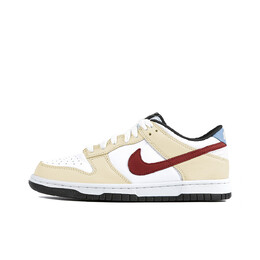 Кроссовки Nike Dunk Skateboarding Shoes Women's Low-top White, светло-желтый cw1590-100(team189-荒漠岛) | light yellow