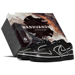 Кроссовки Nike Dunk Skateboard Shoes Unisex Low-Top White dd1391-100(team113-次元黑骑士s-box) | black