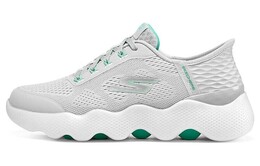 ЖЕНСКИЕ GO WALK Кроссовки для повседневной носки женские с низким верхом серые/зеленые Skechers 124916-gyaq
