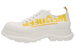 Кроссовки Alexander McQueen Graffiti, желтый / белый 711108wiat69429
