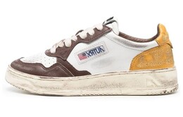 Кроссовки Autry Dallas Low-top, белый/коричневый/желтый avlw-sv12