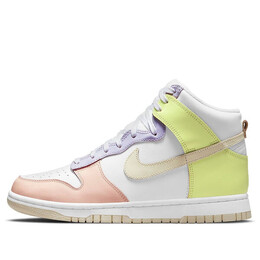 Кроссовки данк высокие Nike, белый dd1869-108 | white/cashmere/lemon twist