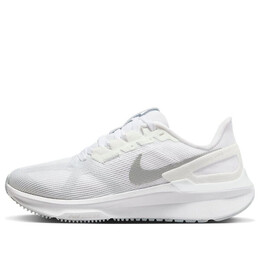 Кроссовки Air Zoom Structure 25 Nike, белый dj7884-101 | white/mtlc silver-pure platinum