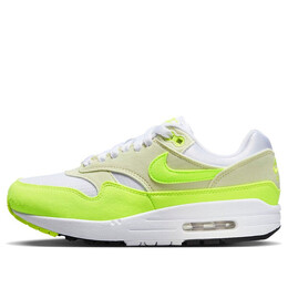 Кроссовки air max 1 Nike, белый dz2628-100 | white/volt-sea glass-black