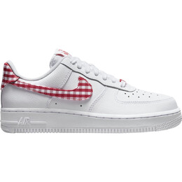 Кроссовки Nike Wmns Air Force 1 '07 Essential 'Mystic Red Gingham', белый/красный dz2784-101