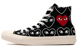 Кеды Converse Chuck Taylor All Star 70 Hi Comme Des Garcons PLAY All-Over Black 168982c