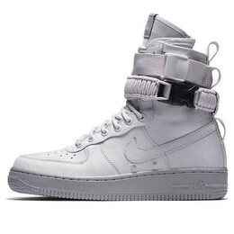 Кроссовки sf air force 1 высокие Nike, серый 857872-003 | vast grey