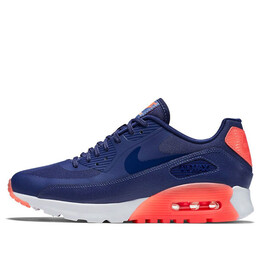 Кроссовки air max 90 ultra essential Nike, синий 724981-400 | blue legend/hot lava/sunset glow/blue