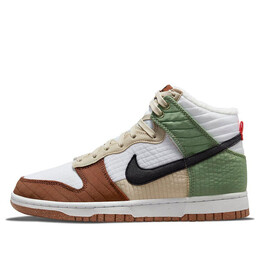 Кроссовки данки высокие lx next nature Nike, белый dn9909-100 | summit white/black/oil green/rattan