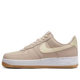 Кроссовки air force 1 низкие Nike, желтый dd8959-111 | sanddrift / coconut milk-white-wolf grey-gum light brown