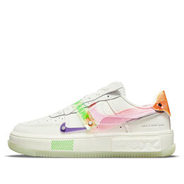 Кроссовки air force 1 фонтанка Nike, белый do2332-111 | white/green/orange/purple