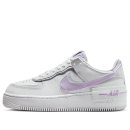 Кроссовки air force 1 shadow Nike, белый fn6335-102 | white/photon dust/white/lilac bloom