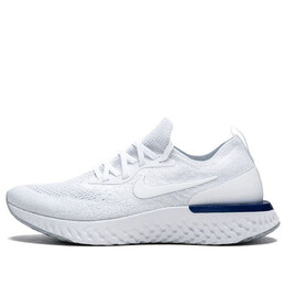 Кроссовки epic react flyknit Nike, белый aq0070-100 | white/blue