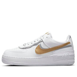 Кроссовки air force 1 shadow Nike, белый dm3064-100 | white/gold/gray
