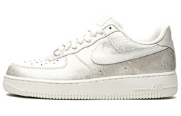 Кроссовки для скейтбординга Air Force 1 женские, низкие, серебристые Nike 315115-119