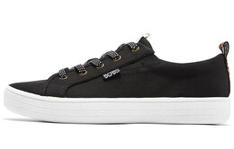Кроссовки для скейтбординга Bobs женские низкие черные/белые Skechers 113323-blk