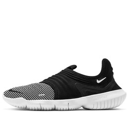 Кроссовки free rn flyknit 3.0 Nike, черный aq5708-005 | black/grey