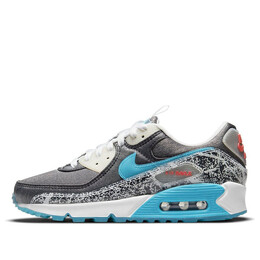 Кроссовки air max 90 se Nike, серый dd5483-010 | gray/blue/white