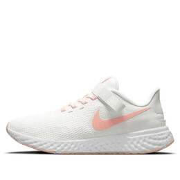 Кроссовки Revolution 5 Flyease Nike, белый bq3212-109 | white/orange/white/dark red