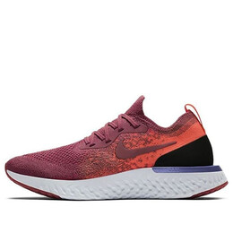 Кроссовки epic react flyknit Nike, красный aq0070-601 | red/white