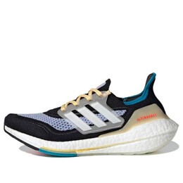 Кроссовки ультрабуст 21 Adidas, черный s23836 | black/yellow/purple