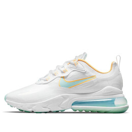 Кроссовки air max 270 react Nike, белый dj3027-100 | white/blue/yellow