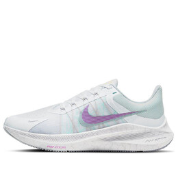 Кроссовки zoom winflo 8 Nike, белый cw3421-102 | white/grey/violet shock/infinite lilac