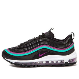 Кроссовки air max 97 Nike, черный 921733-008 | black/bright grape/clear emerald