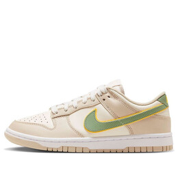 Кроссовки данк лоу Nike, белый fq6869-131 | pale ivory/ol grn-wht-lsr orng