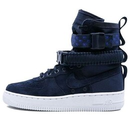 Кроссовки sf air force 1 высокие Nike, белый 857872-401 | midnight navy-white-sanded purple