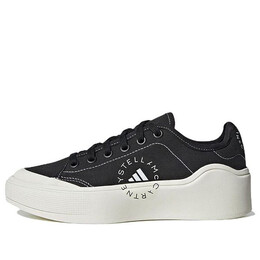 Кроссовки от stella mccartney court sneakers Adidas, черный hp5702 | core black / core black / off white