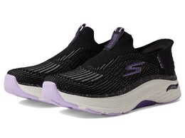 Кроссовки Skechers Max Cushioning Arch Fit Fluidity Hands Free Slip-Ins, черный/фиолетовый 9834790 | black/purple